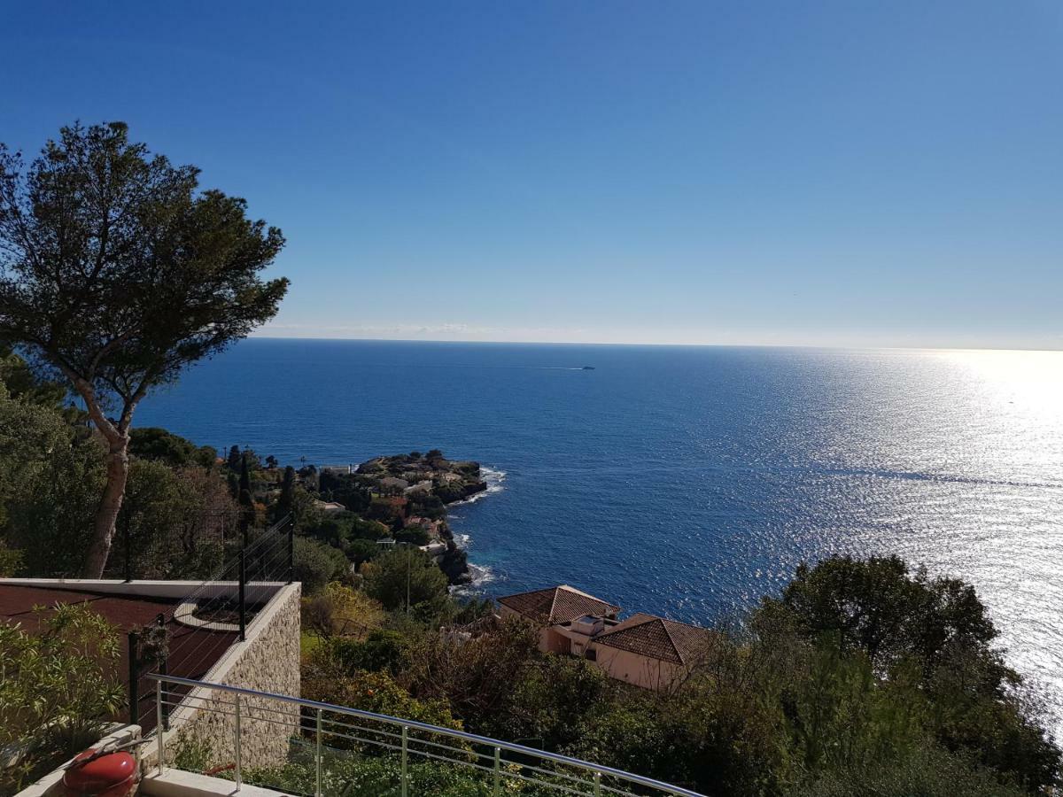 Vue Mer.Tranquilite.Cap D'Ail A 10 Mn De Monaco Cap-d'Ail Exteriér fotografie